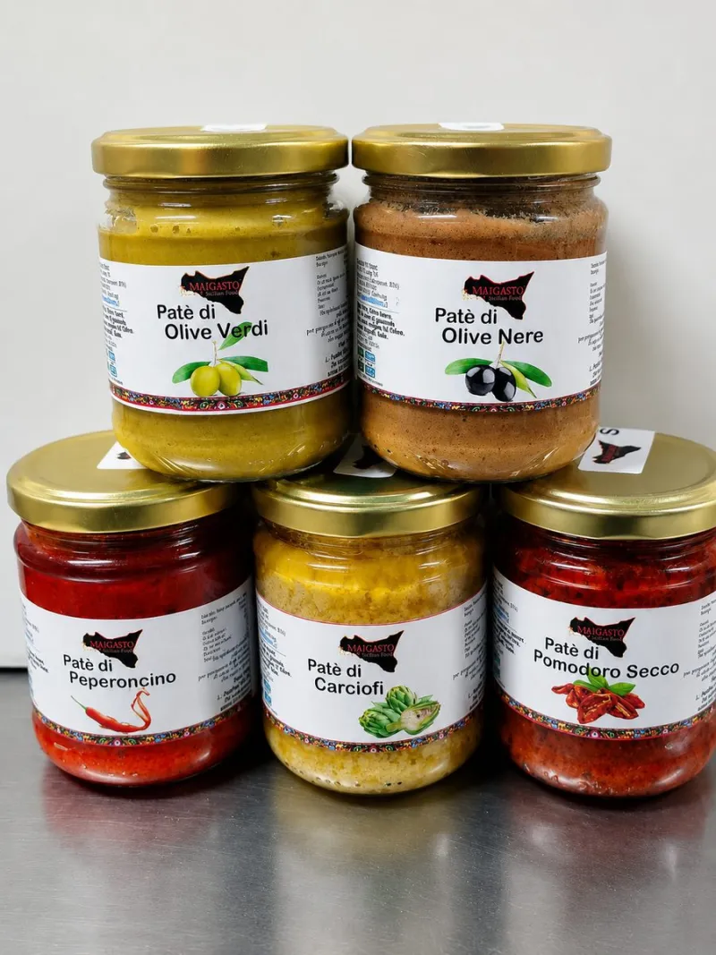 Trio di patè siciliani Valgusto
