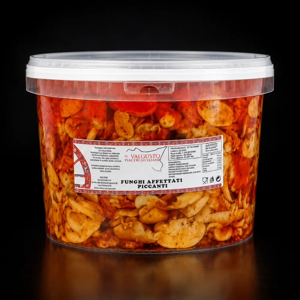 Funghi affettati piccanti Valgusto